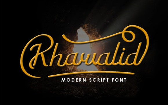 Khawalid Script Font