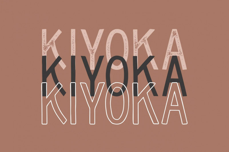 Kiyoka Display Font