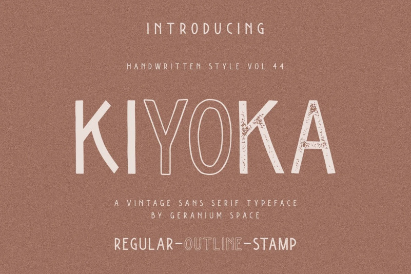 Kiyoka Display Font