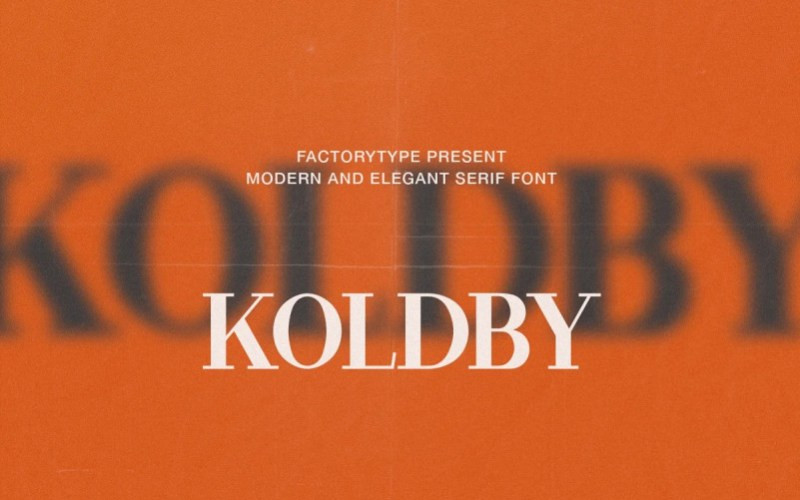 Koldby Serif Font