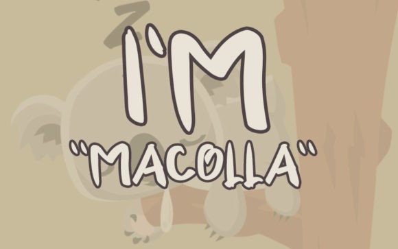 Lazy Macolla Display Font