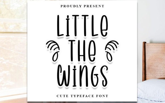 Little The Wings Display Font