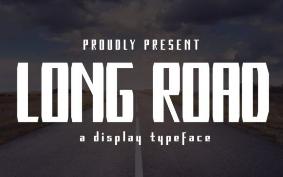 Long Road Display Font