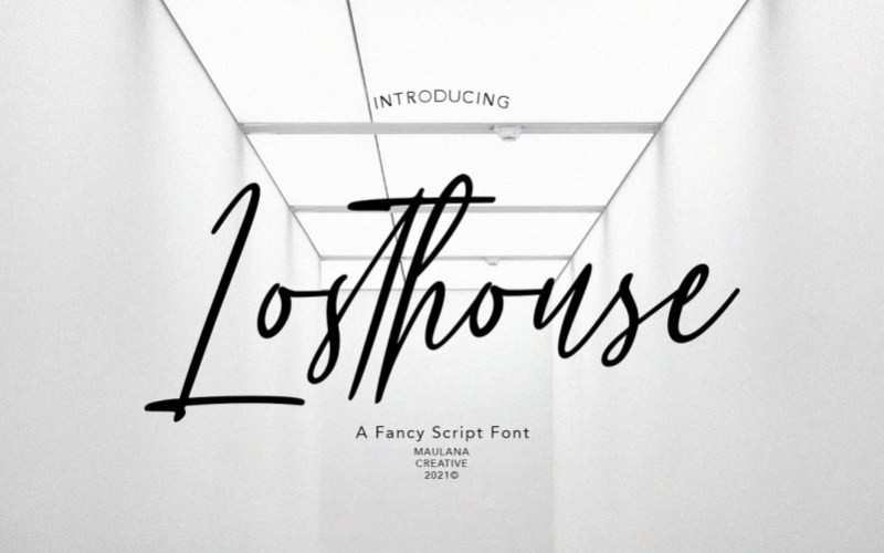 Losthouse Handwritten Font