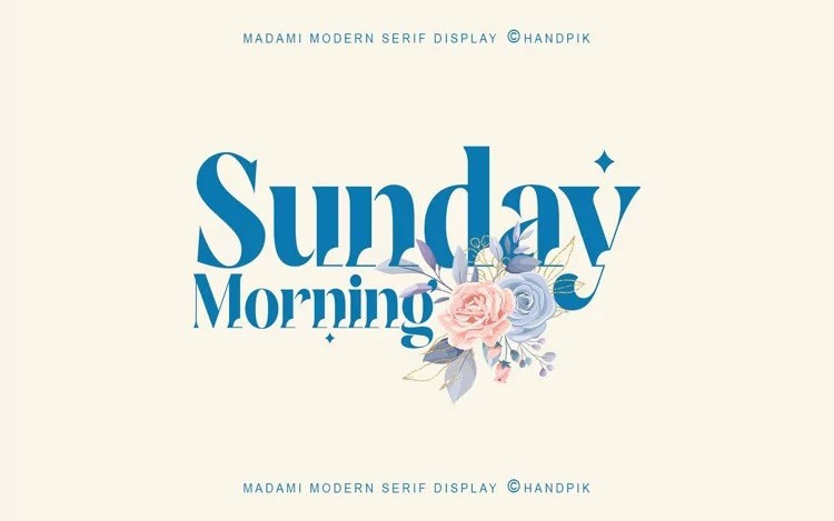 Madami Serif Font