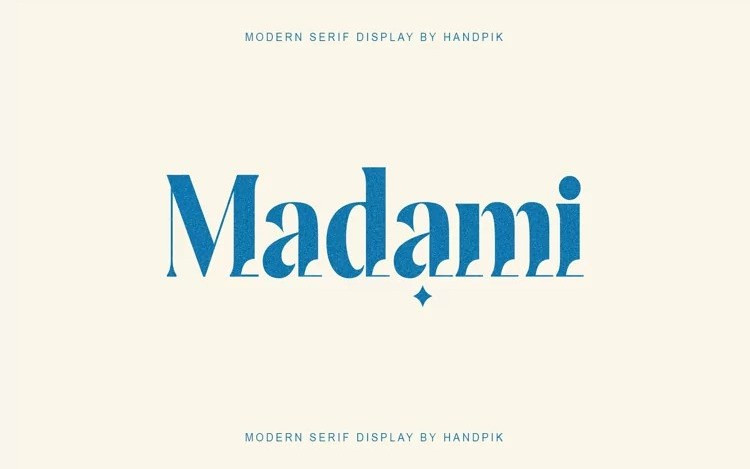 Madami Serif Font