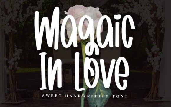 Magaic In Love Handwritten Font