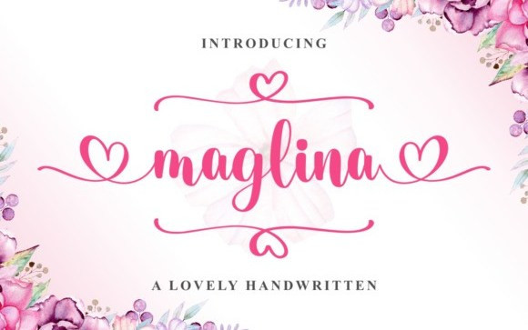 Maglina Calligraphy Font