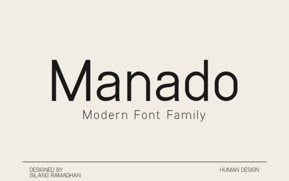 Manado Sans Serif Font