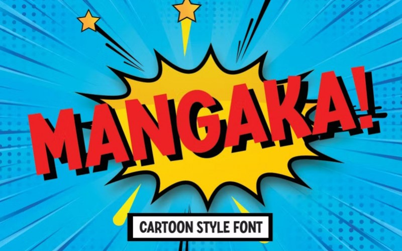 MANGAKA Display Font