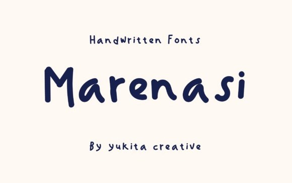 Marenasi Display Font