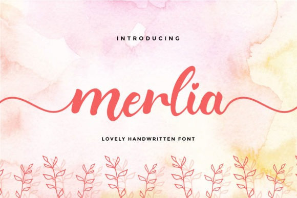 Merlia Calligraphy Font