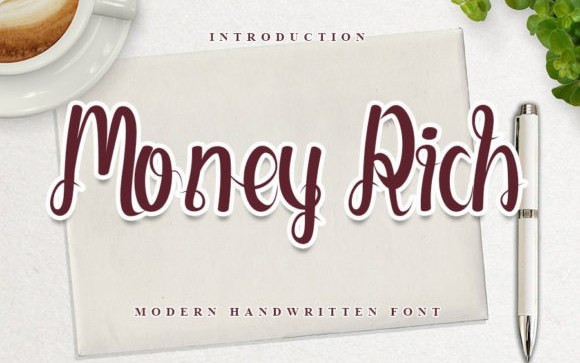 Money Rich Handwritten Font