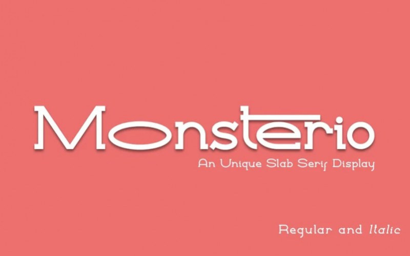 Monsterio Slab Serif Font