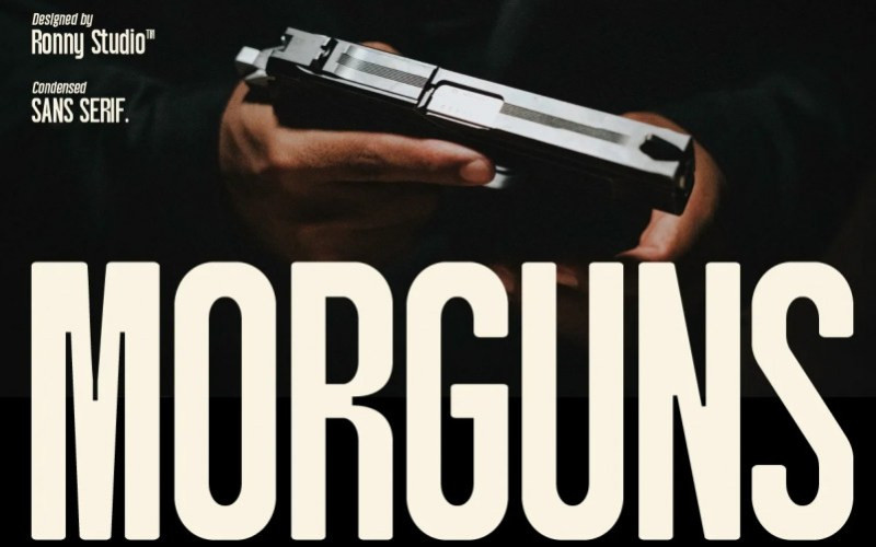 Morguns Sans Serif Font