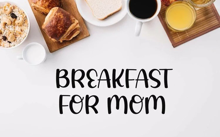 Morning Routine Display Font