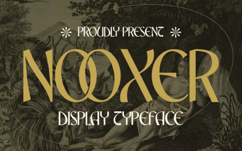 NOOXER Display Font