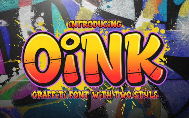 Oink Display Font