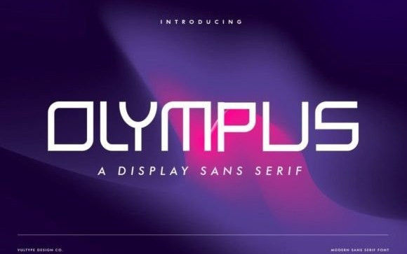 Olympus Display Font