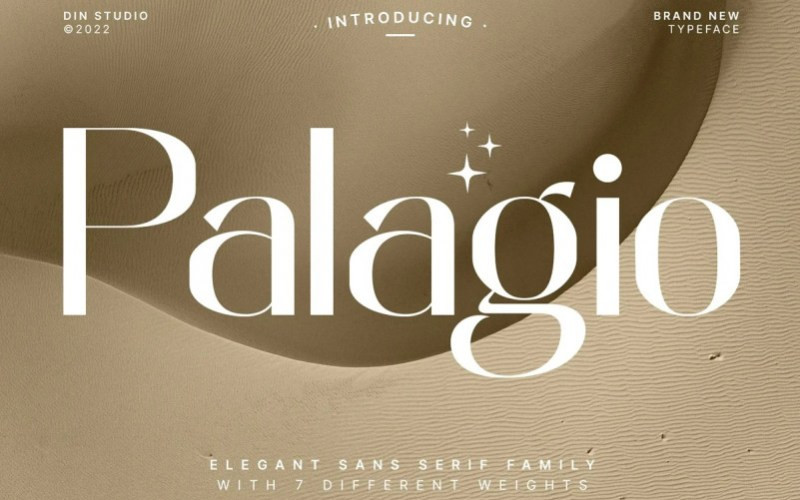 Palagio Sans Serif Font