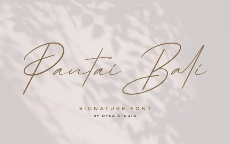 Pantai Bali Handwritten Font