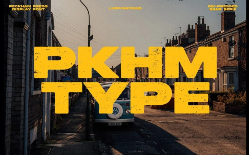 Peckham Press Sans Serif Font