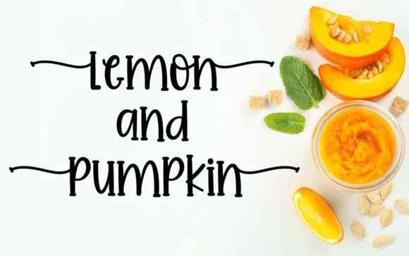 Pumpkin Butter Display Font