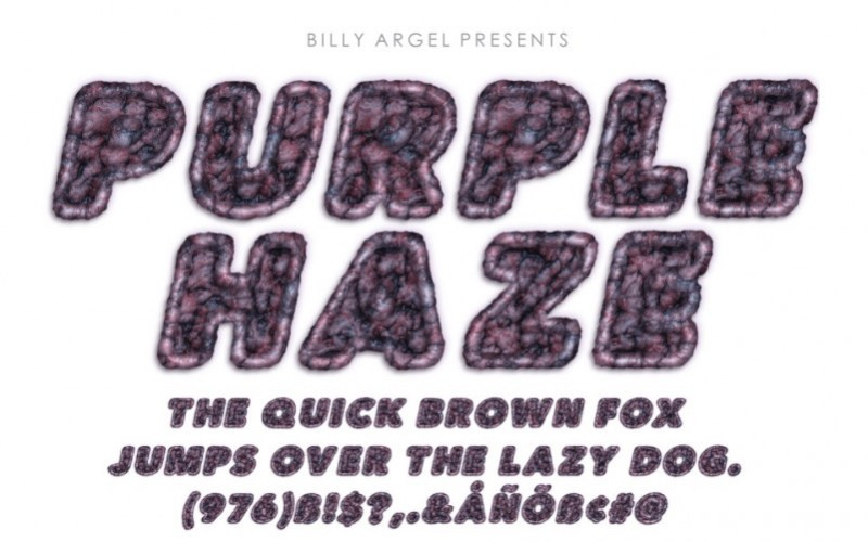 PURPLEHAZE Display Font