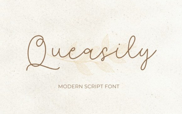 Queasily Handwritten Font