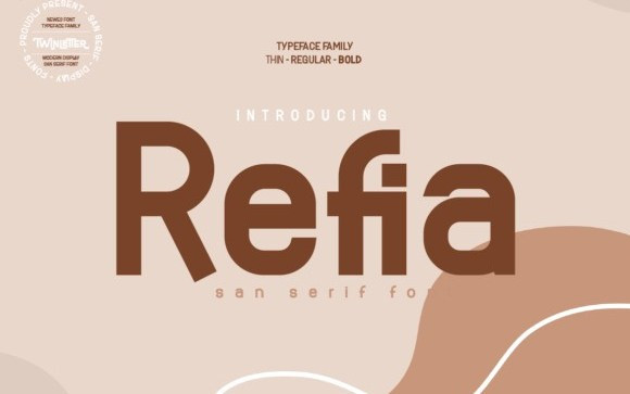 Refia Sans Serif Font