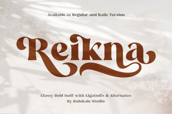 Reikna Serif Font