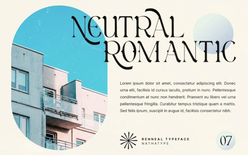 Renneal Display Font