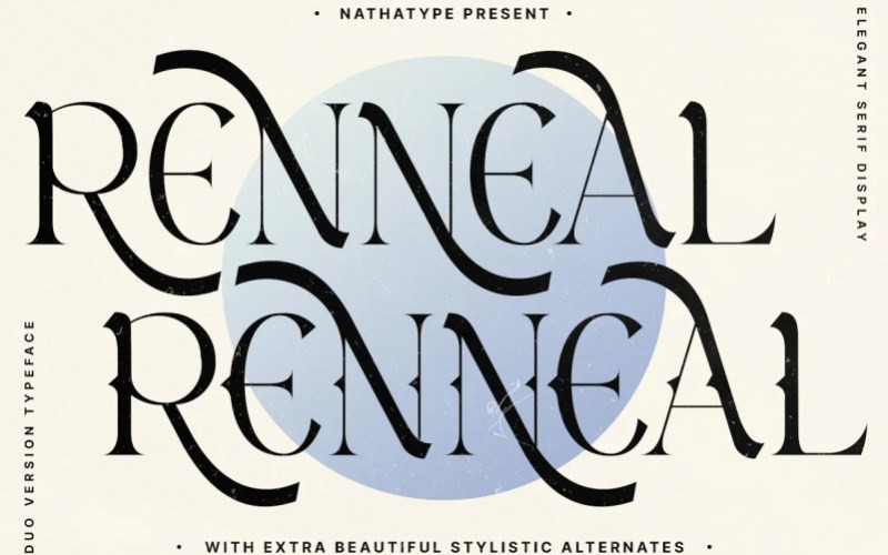 Renneal Display Font