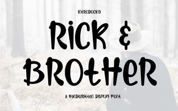 Rick & Brother Display Font