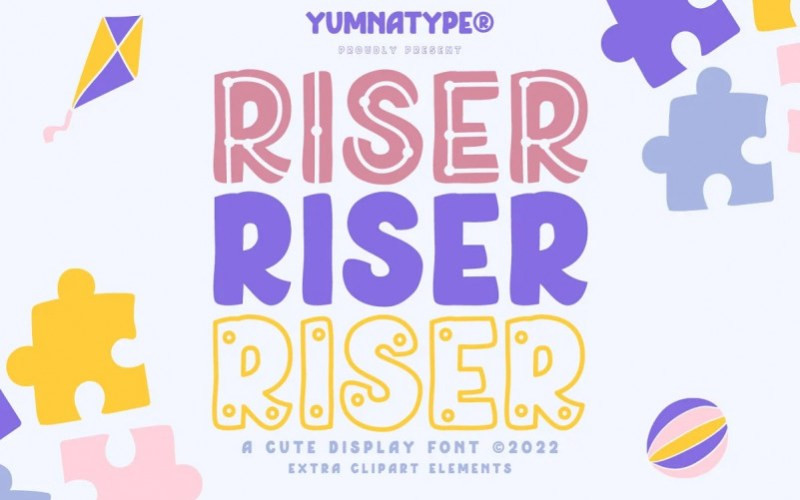 Riser Display Font