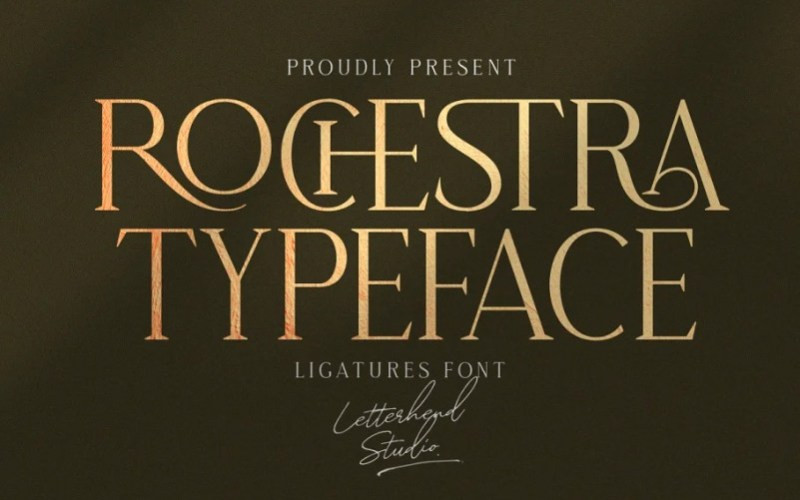 Rochestra Serif Font