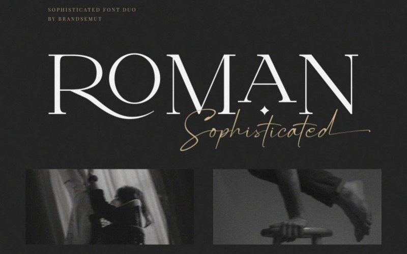 Roman Sophisticated Font Duo