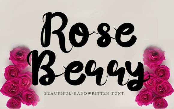 Rose Berry Script Font