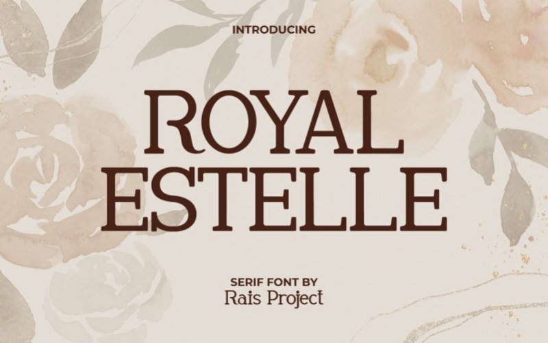 Royal Estelle Serif Font