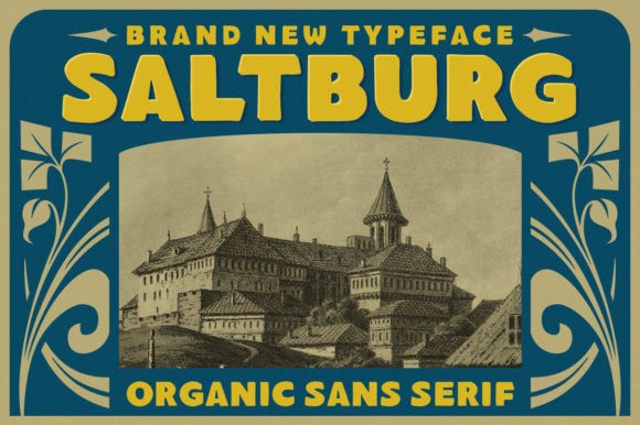 Saltburg Display Font