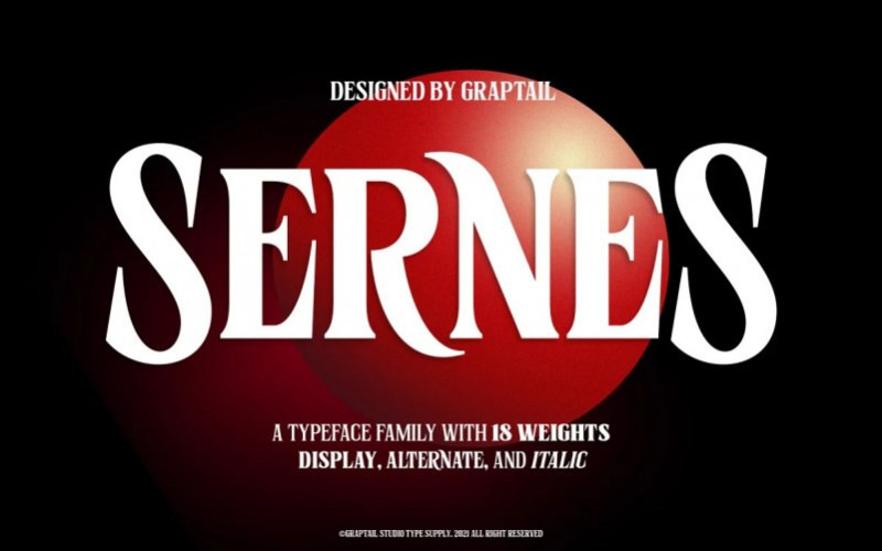 Sernes Serif Font