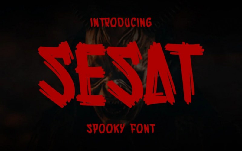 Sesat Display Font