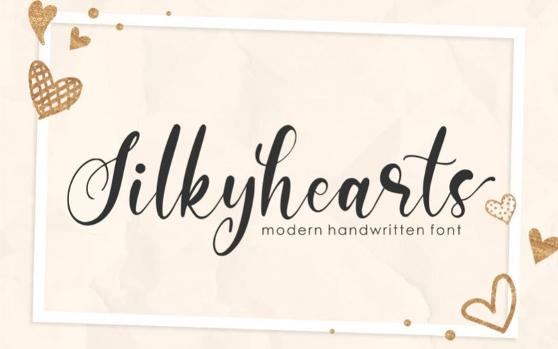 Silkyhearts Script Font