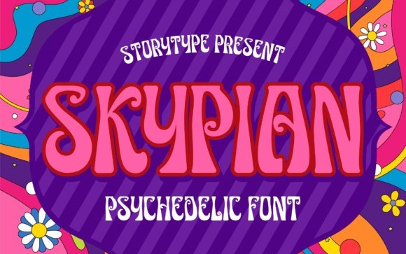 SKYPIAN Display Font