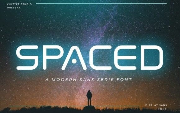 Spaced Display Font