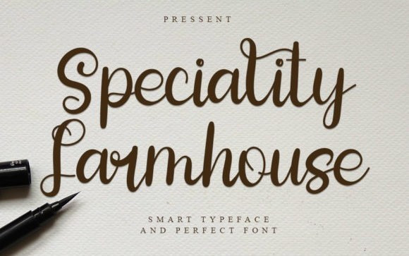 Speciality Farmhouse Script Font