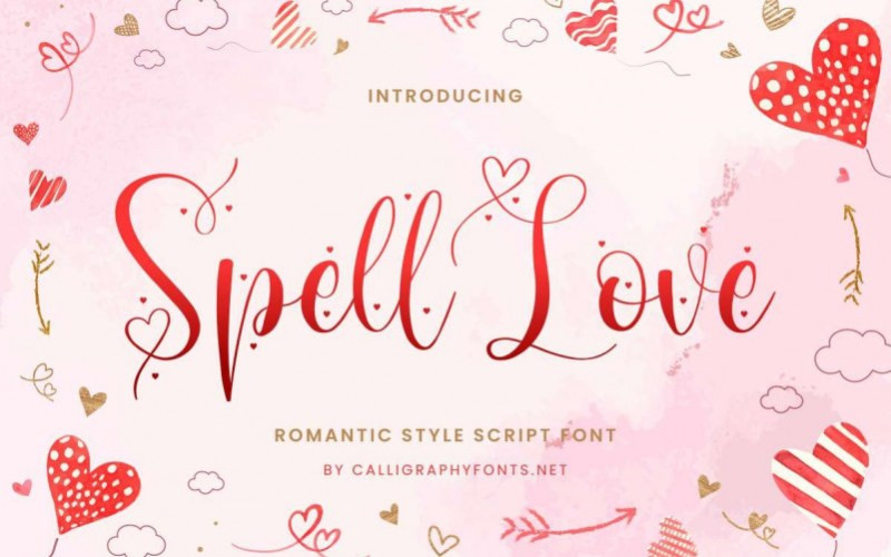 Spell Love Calligraphy Font