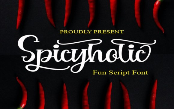 Spicyholic Script Font