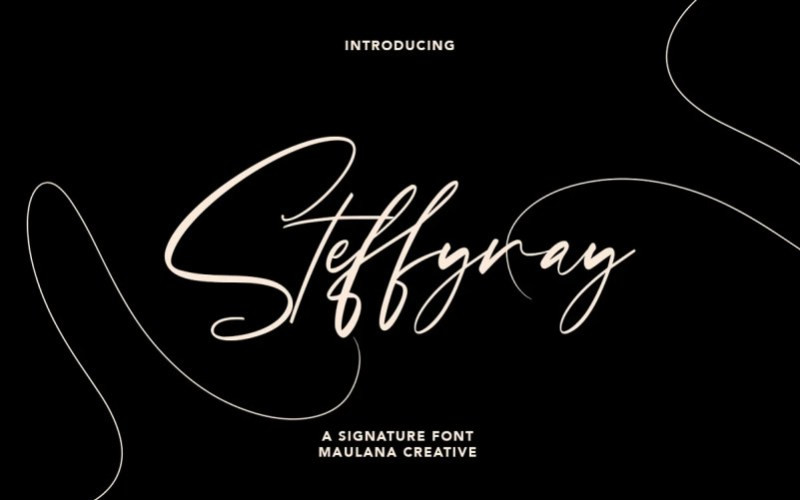 Steffyray Handwritten Font