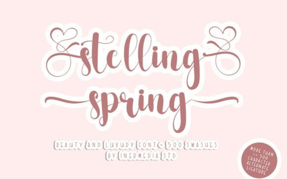 Stelling Spring Calligraphy Font